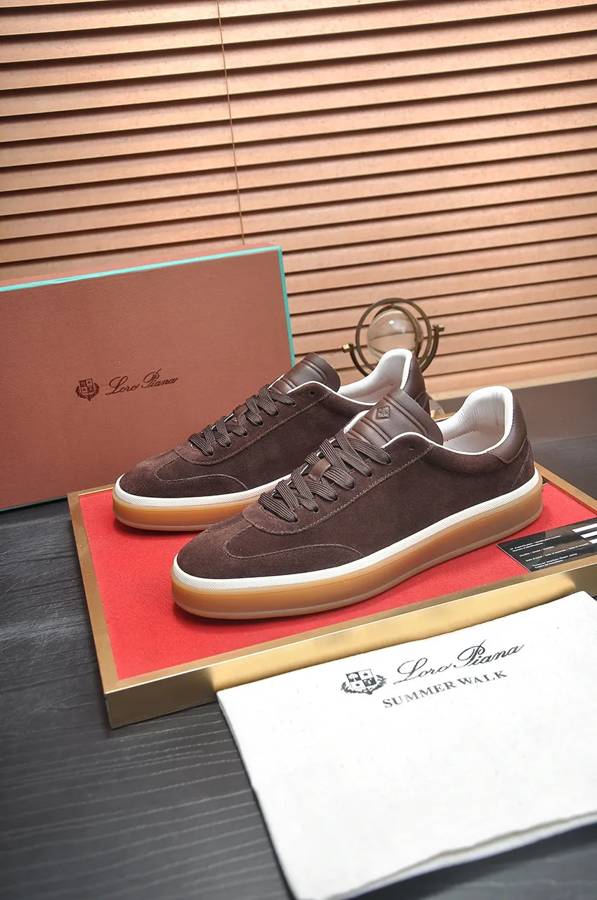 Men's men's shoes 💰540💶【𝐥𝐨𝐫𝐨 𝐏𝐢𝐚𝐧𝐚】lp classic loafers, an Italian treasure brand, the only brand that can match Hermès! Only after wearing it do we realize that we cannot let down our feet. The upper is imported cashmere, the lining of water-dyed cowhide ➕ the cowhide feet, the official original glass rubber outsole, and the pendant. Exclusive original packaging (tag ➕ brand paper ➕ outer box ➕ hand bag) code number: 38-45
